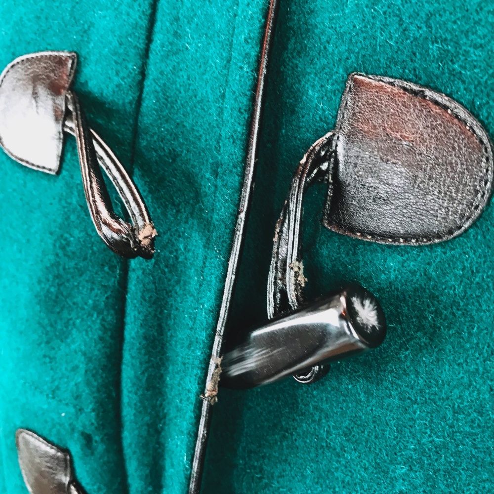 Steve Madden Hooded Wool Toggle Closure Pea Coat M - Picture 6 of 6
